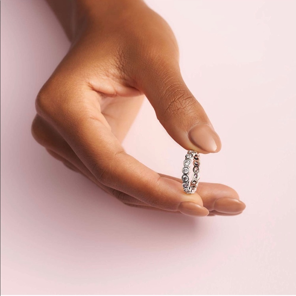 Pandora silver stackable ring - Picture 6 of 7
